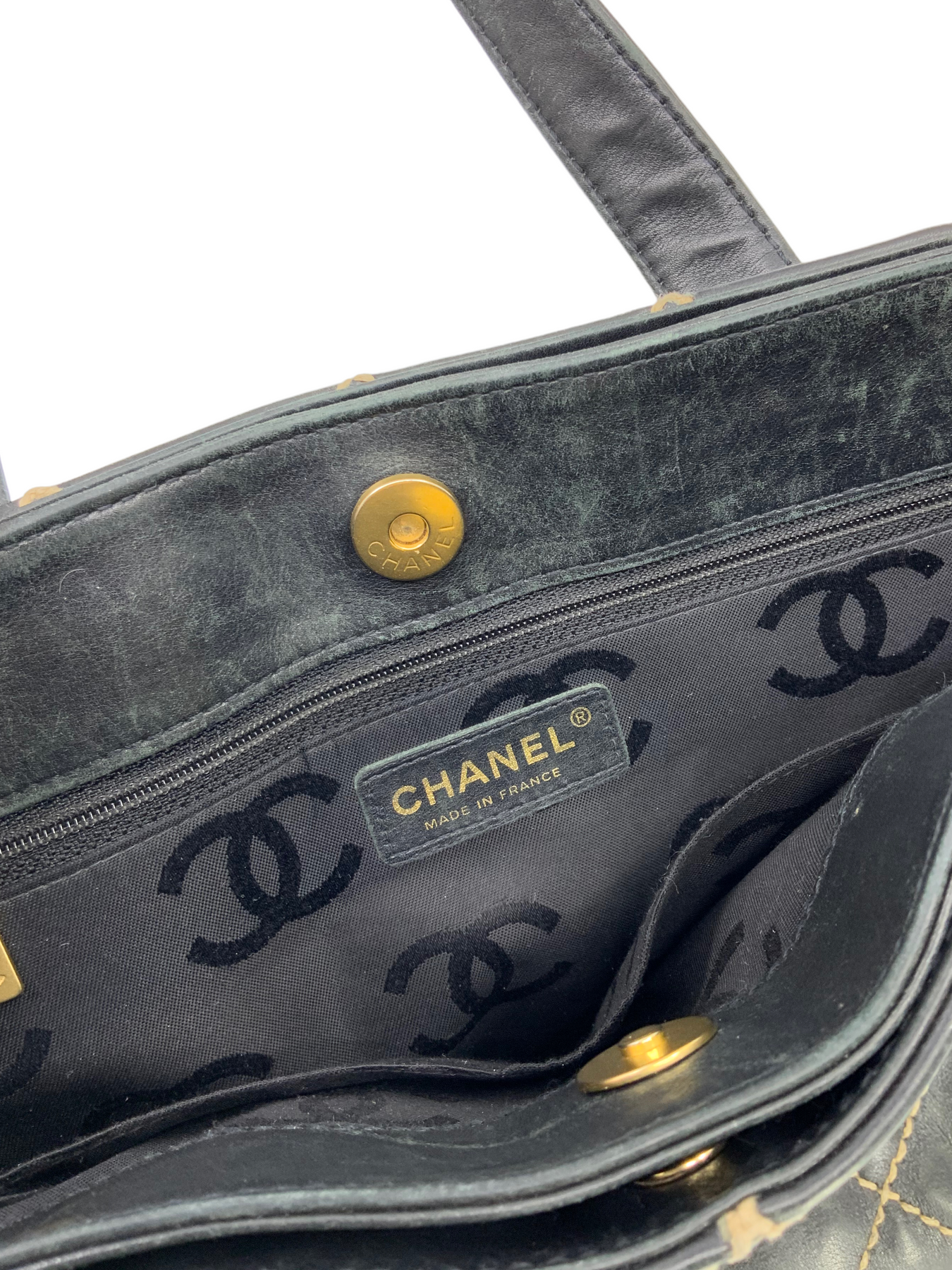 CHANEL Wild Stitch Surpique Pochette