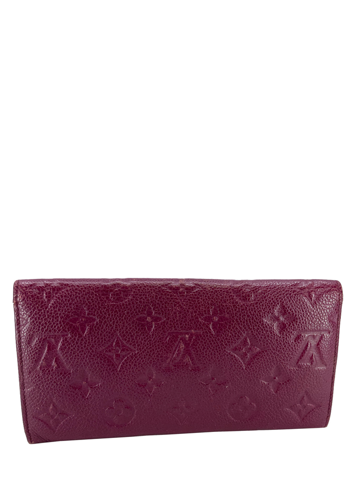LOUIS VUITTON パープル 長財布 Louis Vuitton Monogram Empreinte Josephine Long Wallet - Consigned