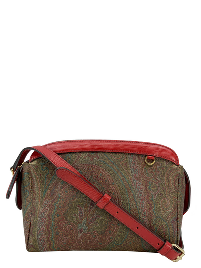 ETRO Paisley Coated Canvas Small Crossbody Bag-Consigned Designs