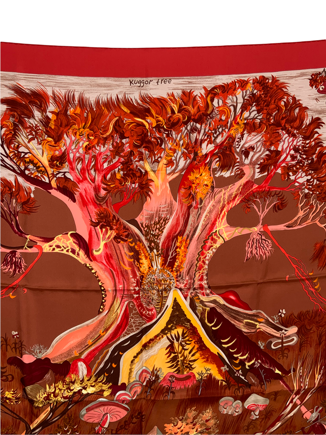 Hermes Kuggor Tree Silk Scarf 90 NEW - Consigned Designs