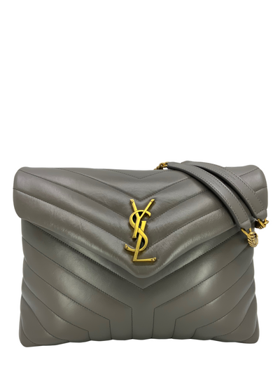 SAINT LAURENT Loulou Calfskin Medium Flap-Top Shoulder Bag NEW-Consigned Designs