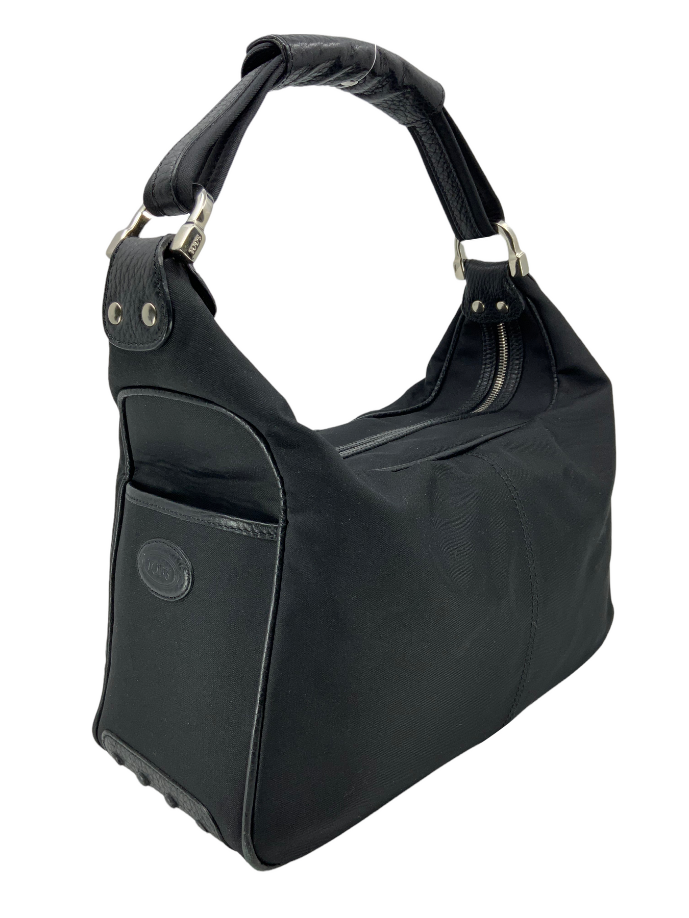 Tod's Micky Nylon Medium Shoulder Bag - Consigned Designs Tod's Micky Nylon Medium Shoulder Bag - Consigned Designs