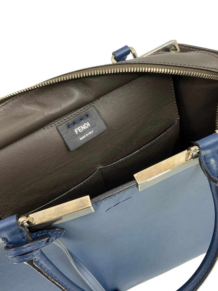 FENDI♡美品♡36 Fendi 3jours Small Trapeze Wing Leather Tote - Consigned Designs