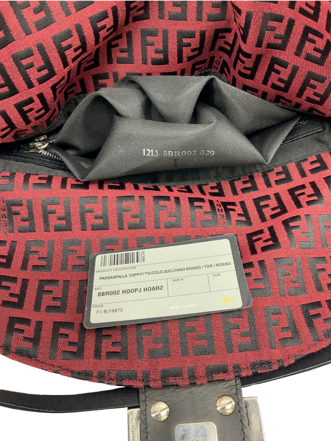 Fendi Zucchino FF Monogram Double Flap Baguette - Consigned Designs