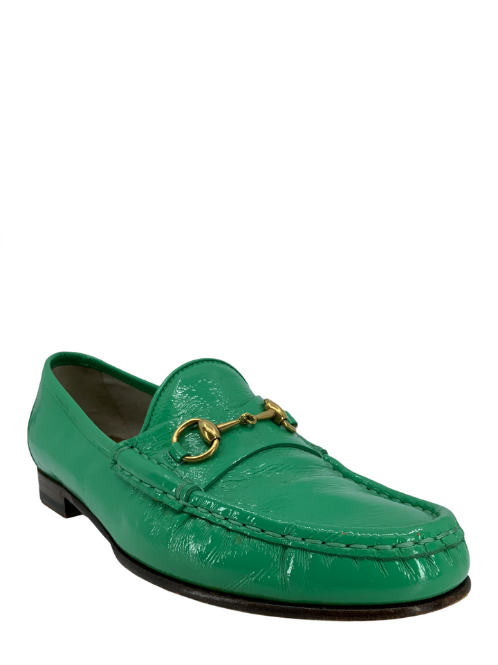 靴 90s old gucci horsebit loafer Vintage Gucci Classic Brown Leather Horsebit Loafers Women's