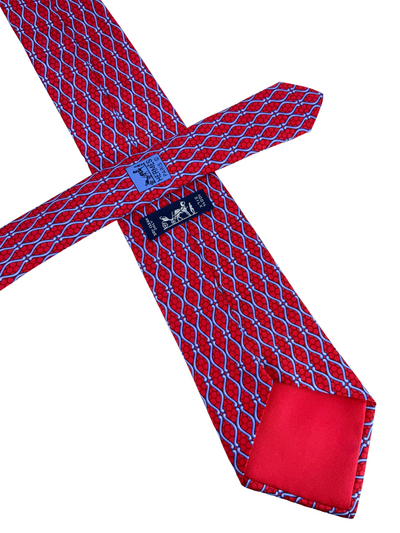HERMES Silk Classic Men's Silk Neck Tie-Consigned Designs