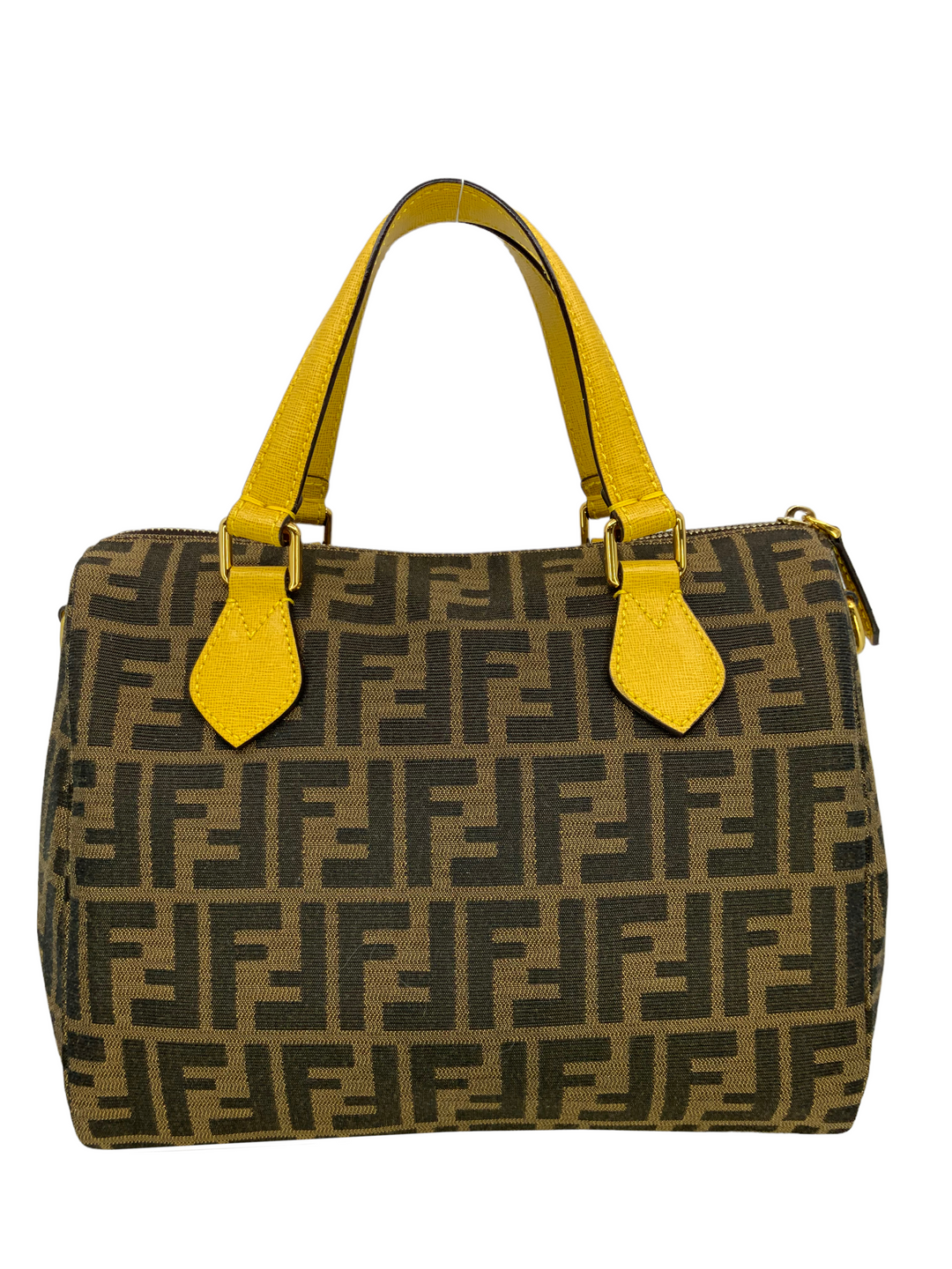 FENDI Zucca Canvas Chef Boston Bag - Consigned Designs