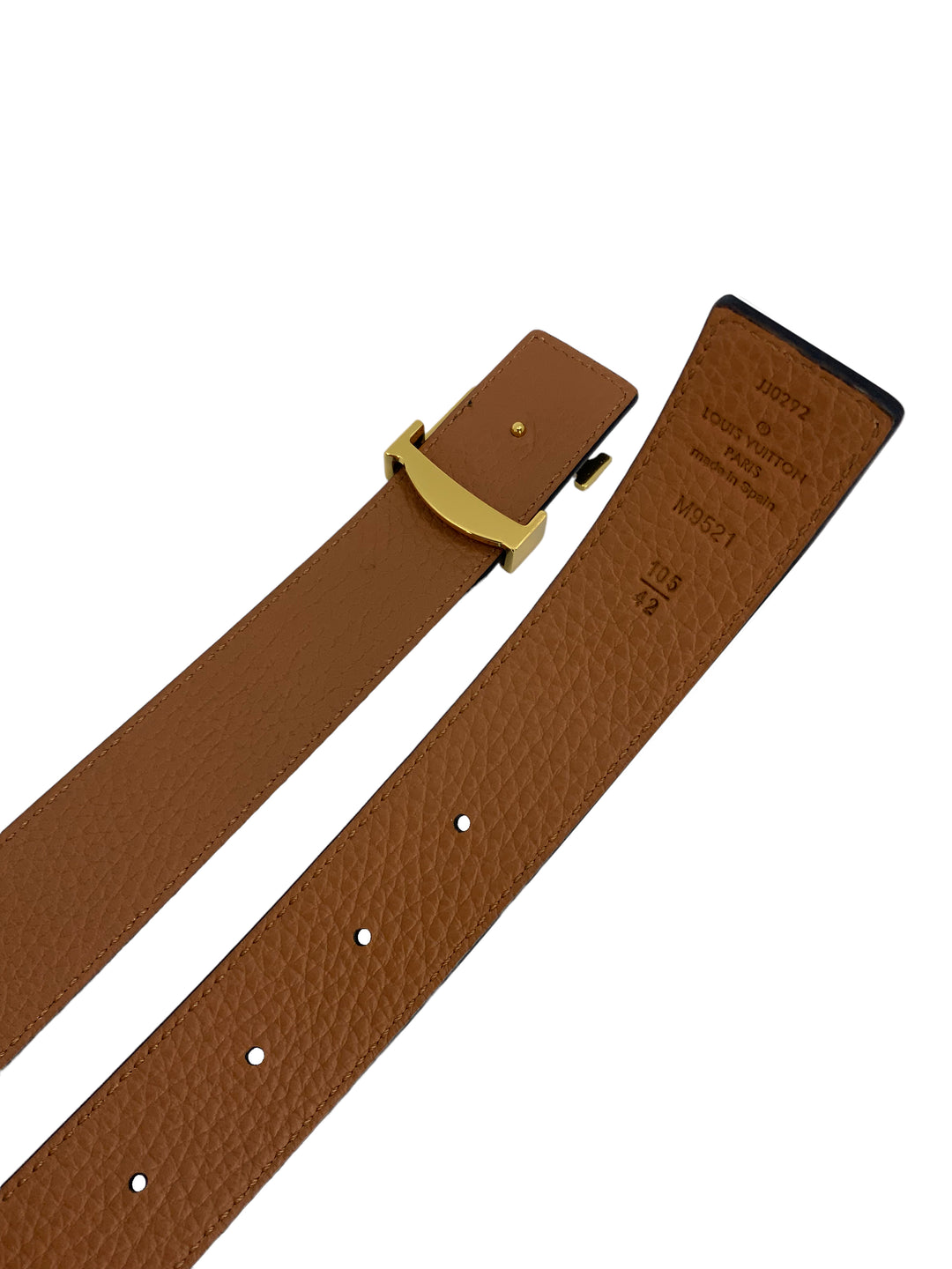 Louis Vuitton LV Initiales Reversible Leather Belt 105  display picture 3