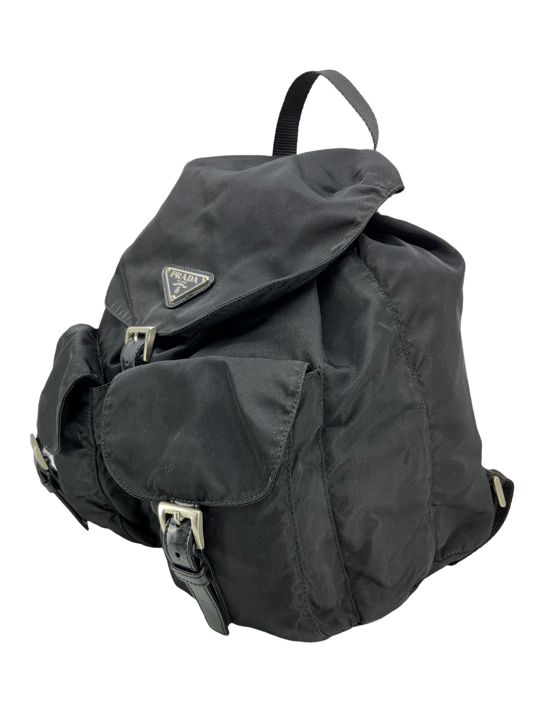 PRADA Tessuto Nylon Double Front Pocket Backpack - Consigned  display picture 2