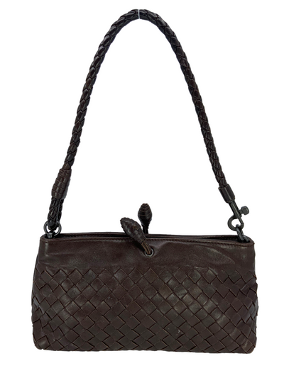 Bottega Veneta Vintage Intrecciato Woven Small Shoulder Bag-Consigned Designs