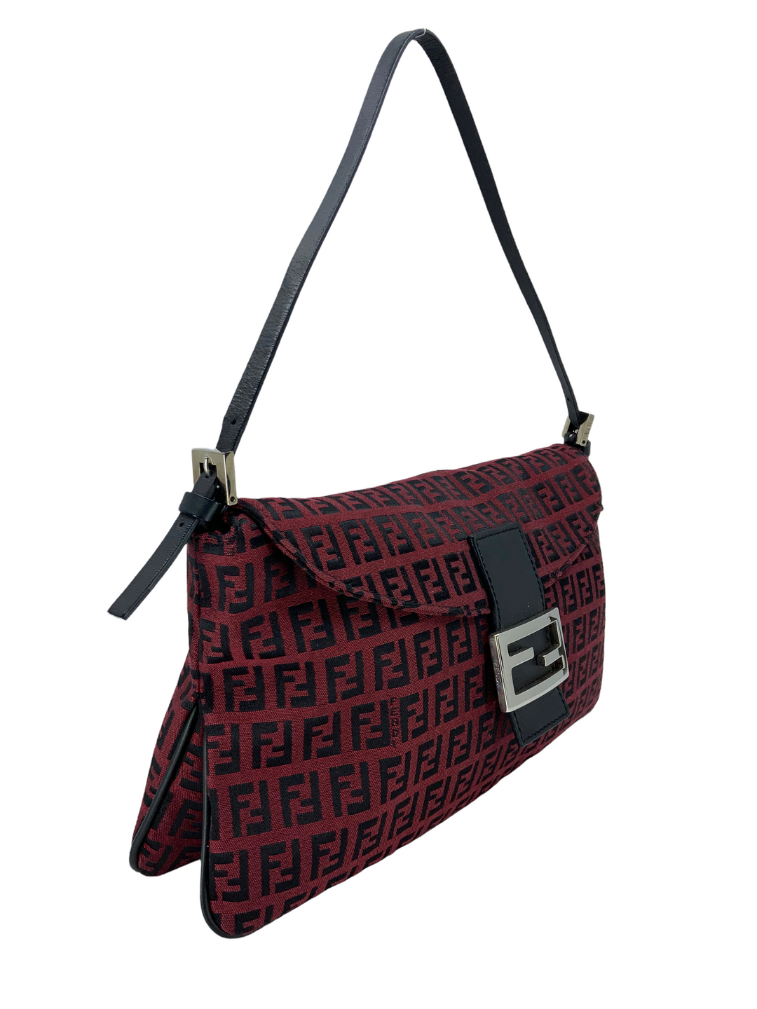 【送関込】FENDI☆フェンディ Double baguette bag Double Baguette Leather Black | Fendi