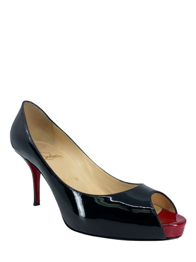 Christian Louboutin Very Prive Patent Leather Pumps Size 8-Consigned Designs