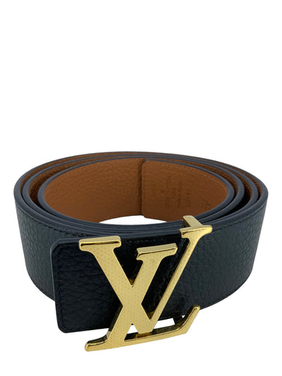 Louis Vuitton LV Initiales Reversible Leather Belt 100-Consigned Designs