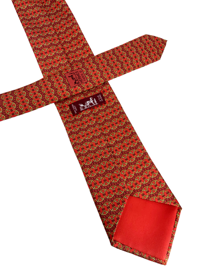 HERMES Silk Classic Men's Silk Neck Tie-Consigned Designs