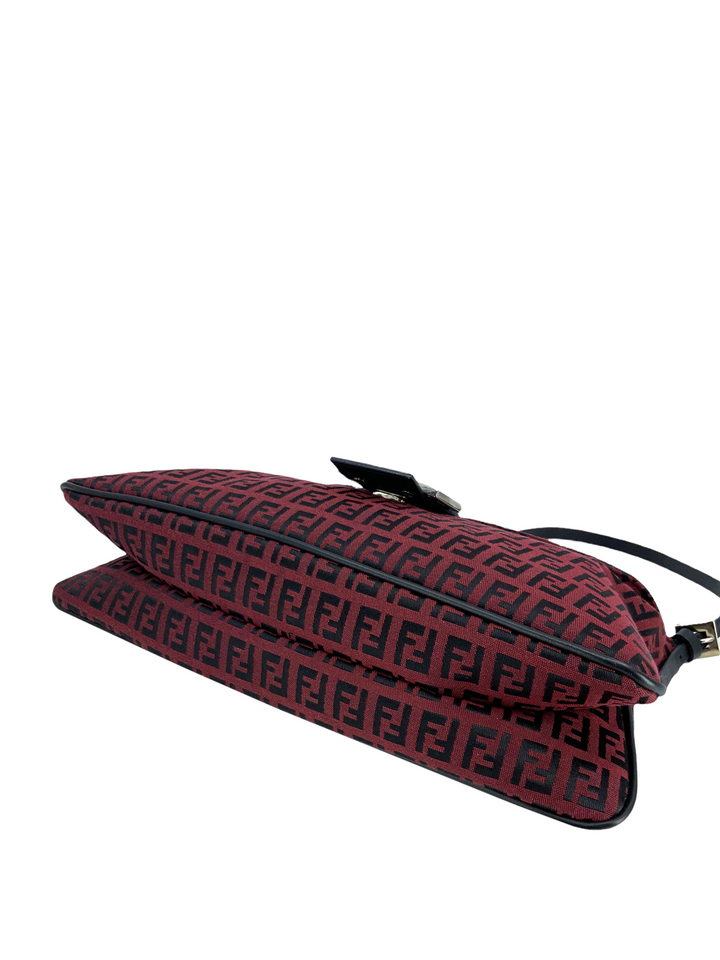Fendi Zucchino FF Monogram Double Flap Baguette - Consigned Designs