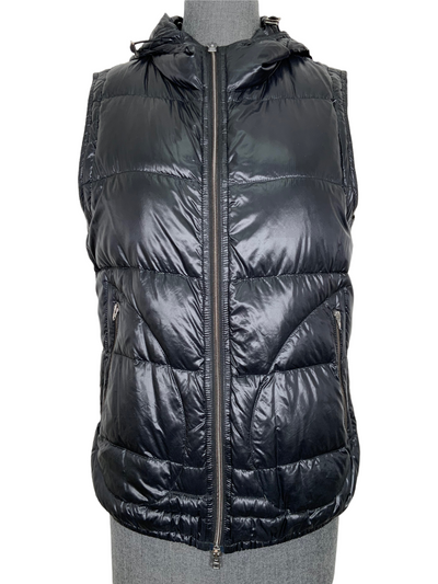 Herno Quilted Puffer Vest with Hood Size L-Consigned Designs