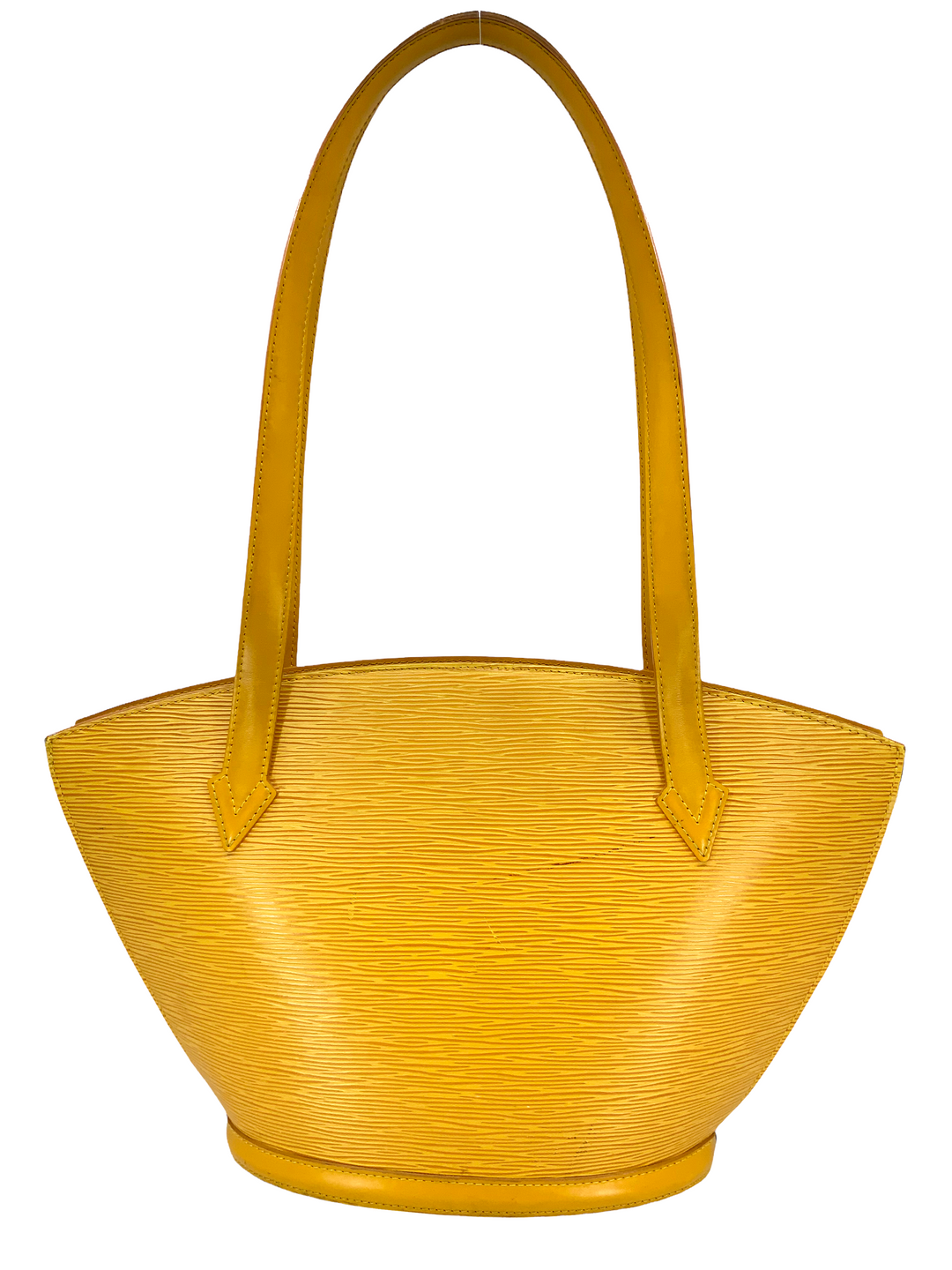 Louis Vuitton エピレザー バケットバッグ　黄色 Louis Vuitton ルイヴィトン エピ レザー イエローバケットバッグ