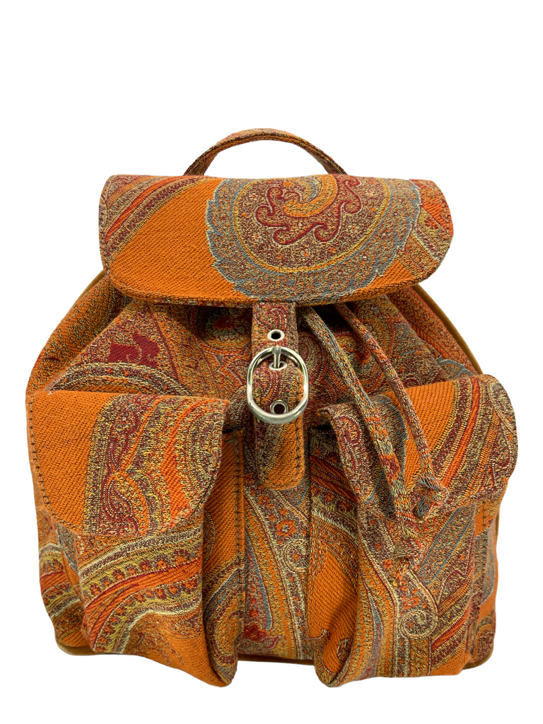 バッグ archive ETRO mini handbag y2k acubi ETRO Paisley Jacquard Mini Backpack - Consigned Designs