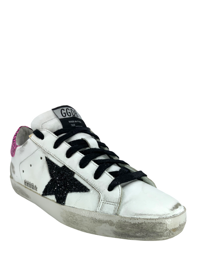 Golden Goose Superstar Glitter Low-Top Sneakers Size 5-Consigned Designs