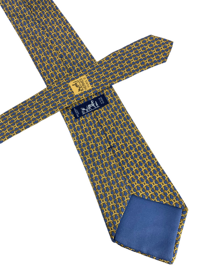 HERMES Classic Men's Silk Neck Tie-Consigned Designs