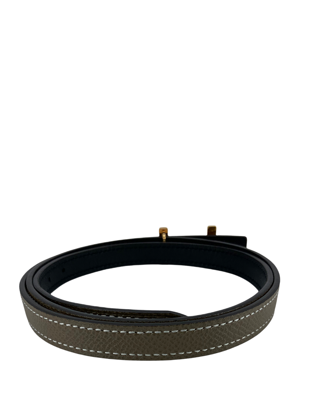 HERMES 13mm Leather Focus Belt 80 - Consigned Designs