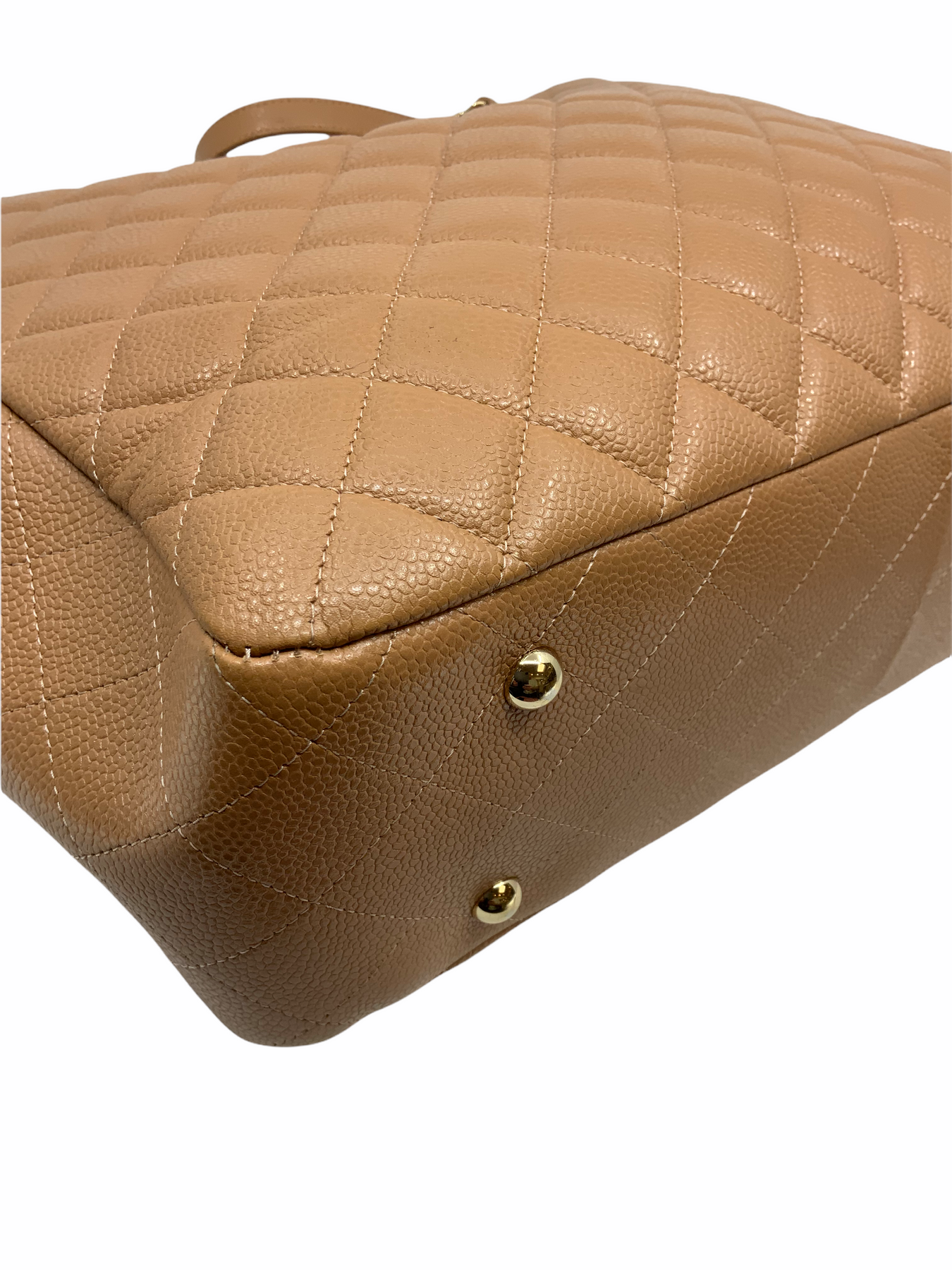 Chanel Quilted Beige Calfskin Thin City Accordion Turnlock Large Tote Bag,  2013. at 1stDibs