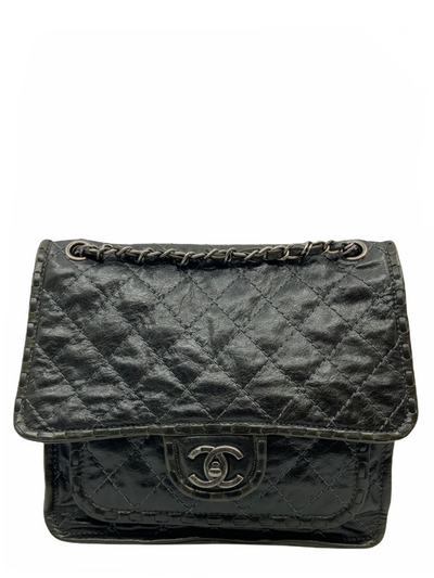 Chanel Quilted Calfskin Whipstitch Flap Bag 2015-Consigned Designs