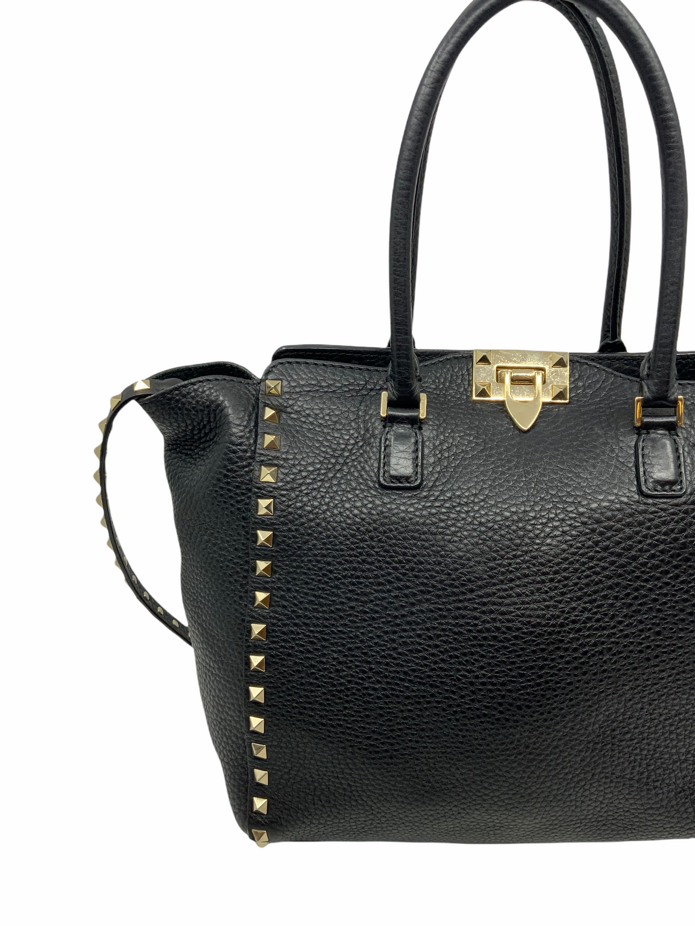 Valentino Rockstud Double Handle Tote Bag