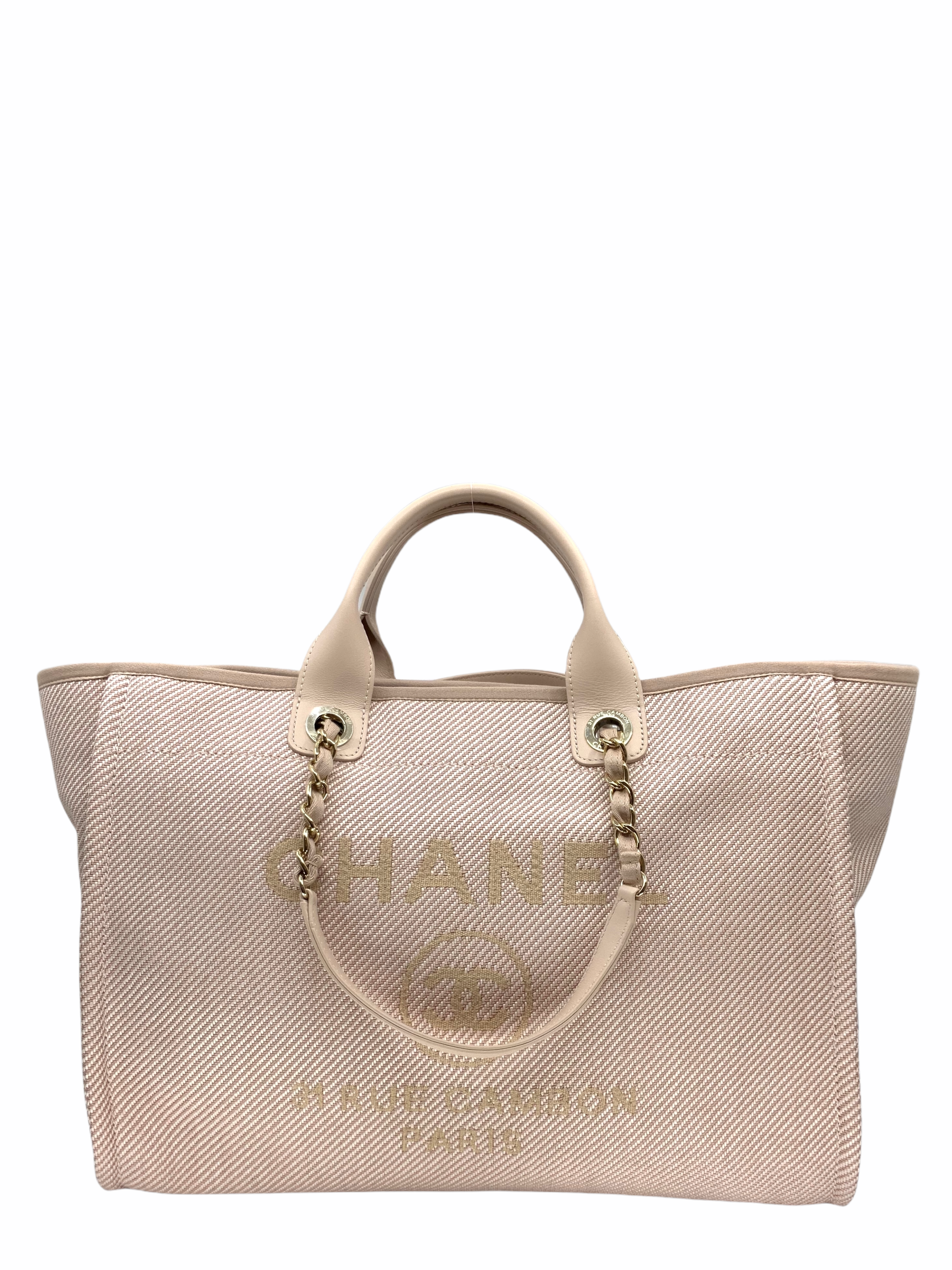 Chanel Medium Deauville Grey Glitter Lurex Tote Bag – Coco Approved Studio