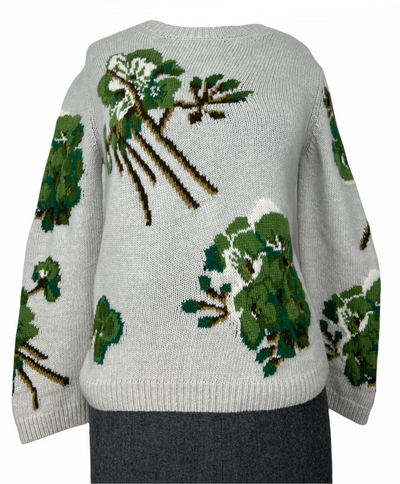 Gucci Hand Stitched Floral Wool Sweater Size S NEW-Consigned Designs