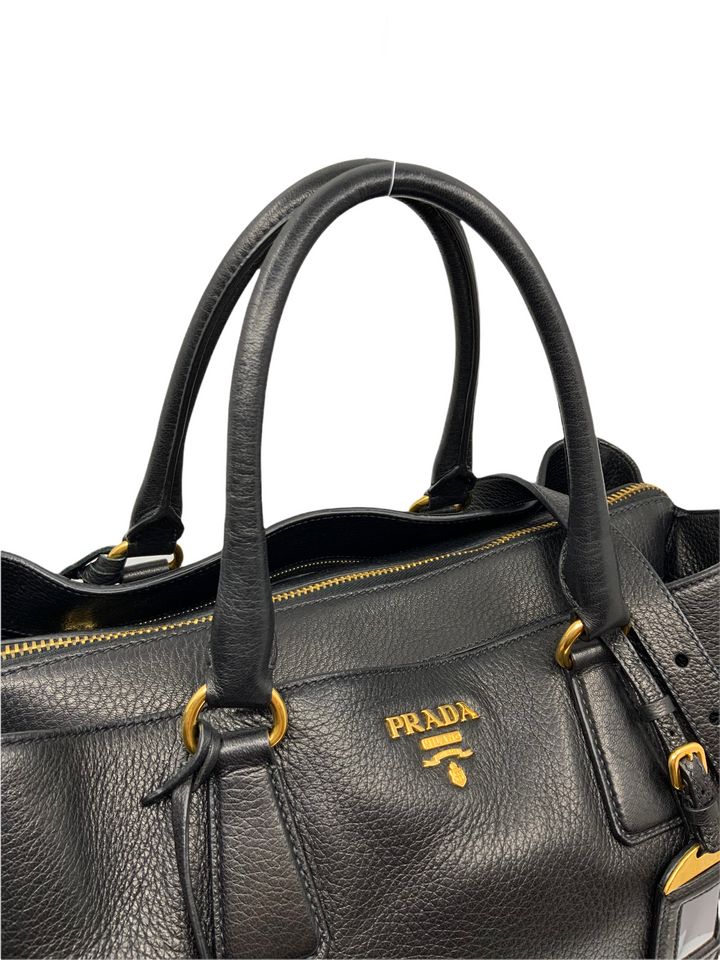 Prada Cervo Deerskin Tote with Shoulder Strap - Consigned Designs Prada Cervo Deerskin Tote with Shoulder Strap - Consigned Designs