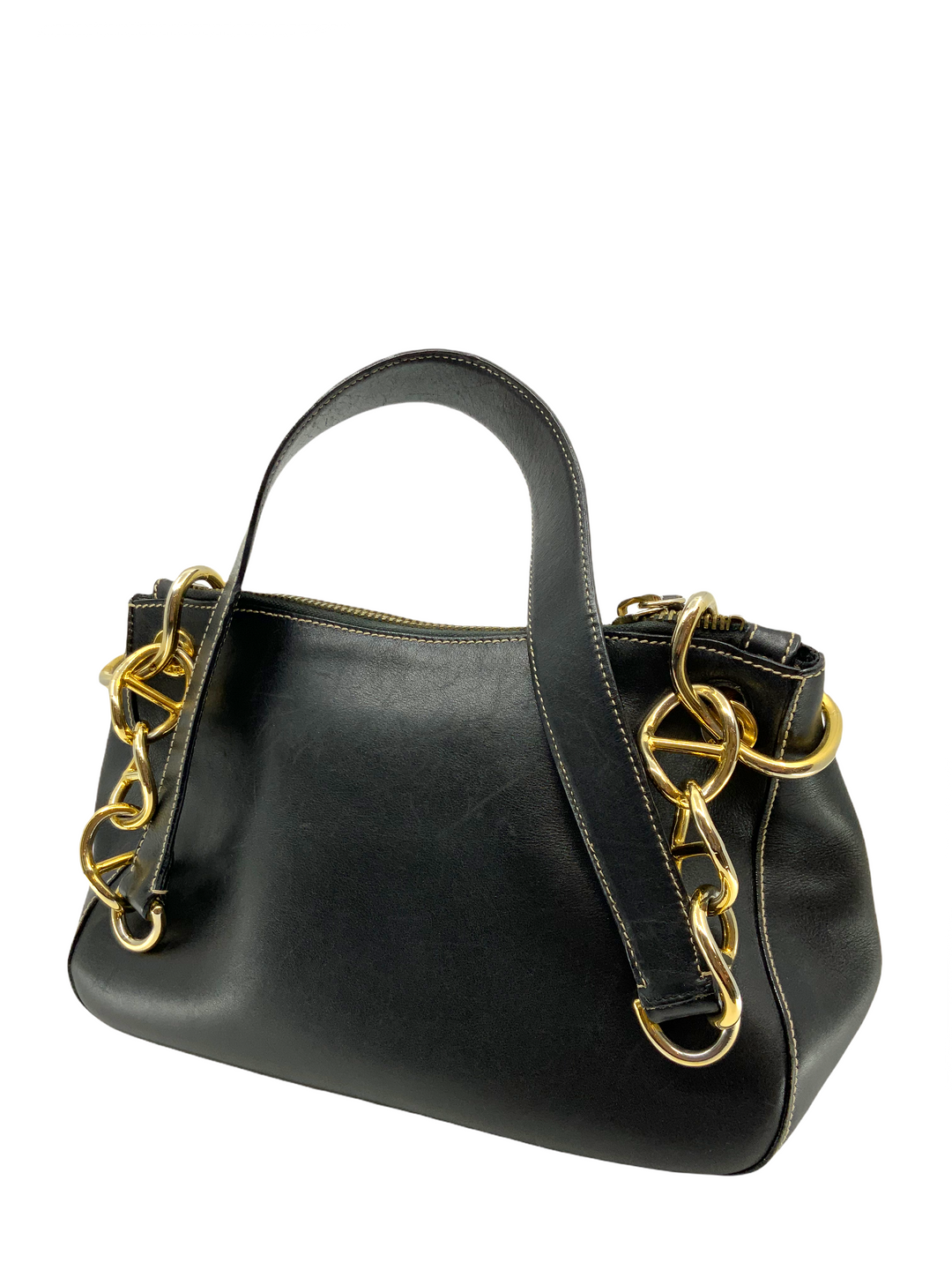 【PRADA】LOGO SHOULDER BAG Prada Prada Logo Plaque Zipped Shoulder Bag - Shoulder Bags