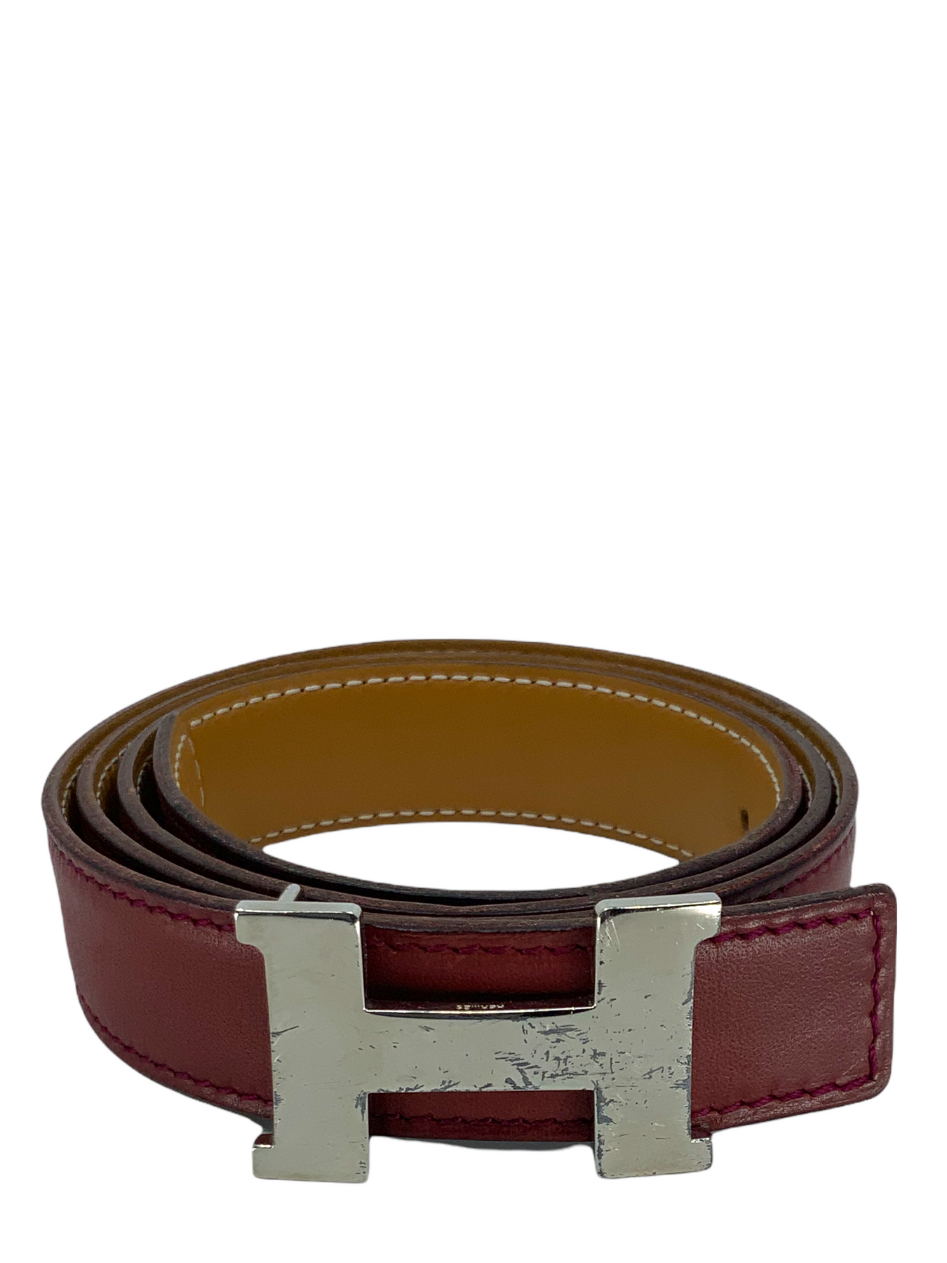 Hermes Constance H Reversible Belt