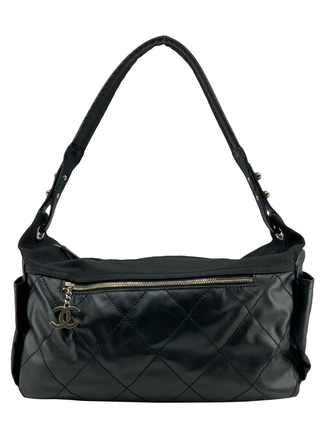 注目ショップ・ブランドのギフト Chanel Quilted Shoulder Large Biarritz Paris Canvas Coated その他