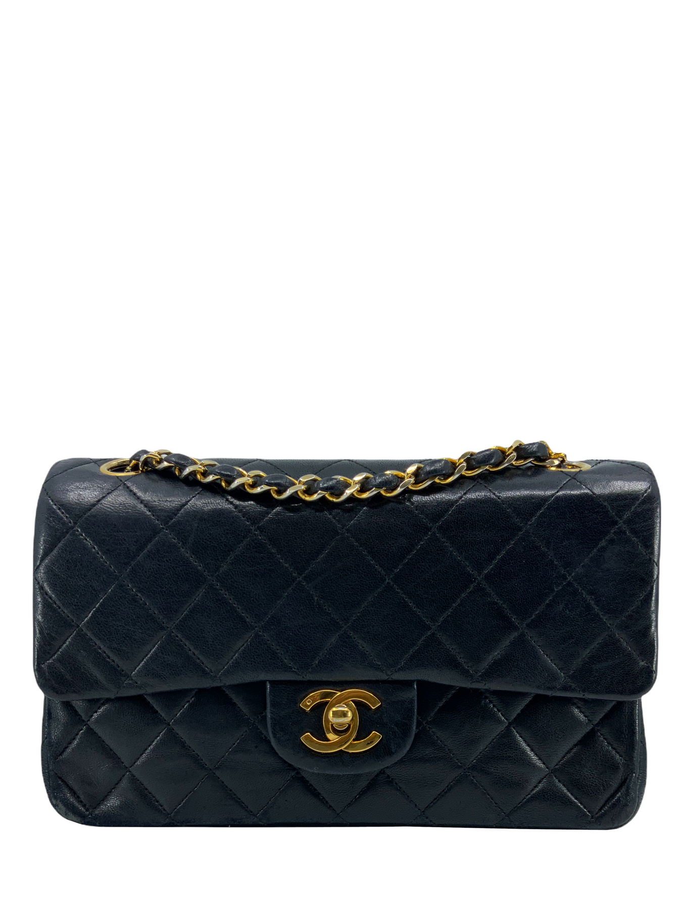 Chanel Vintage Quilted Lambskin Small Classic Double Flap Bag - Consigned  Designs