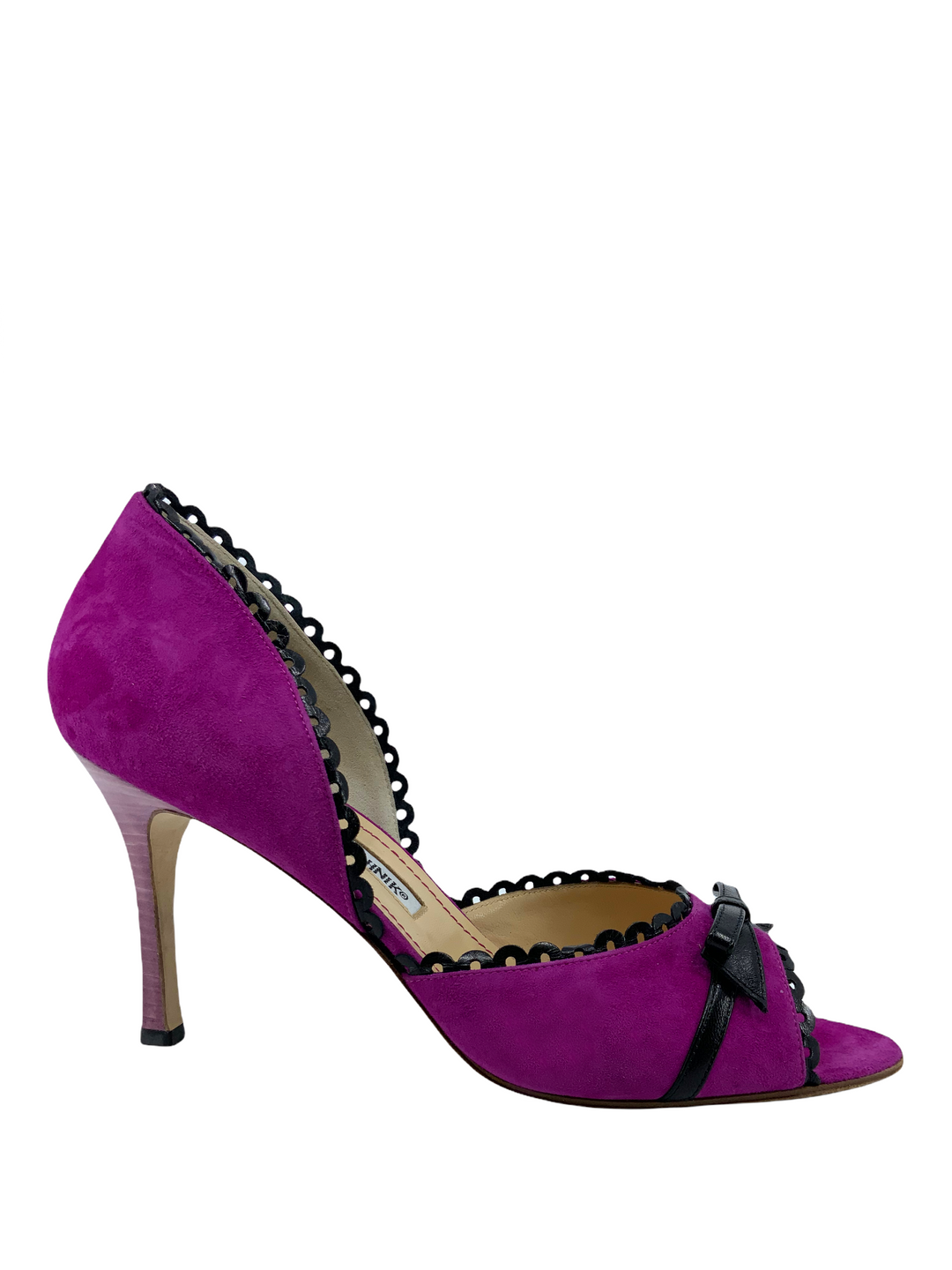 Manolo Blahnik Suede d'Orsay Pumps Size 10.5 - Consigned Designs