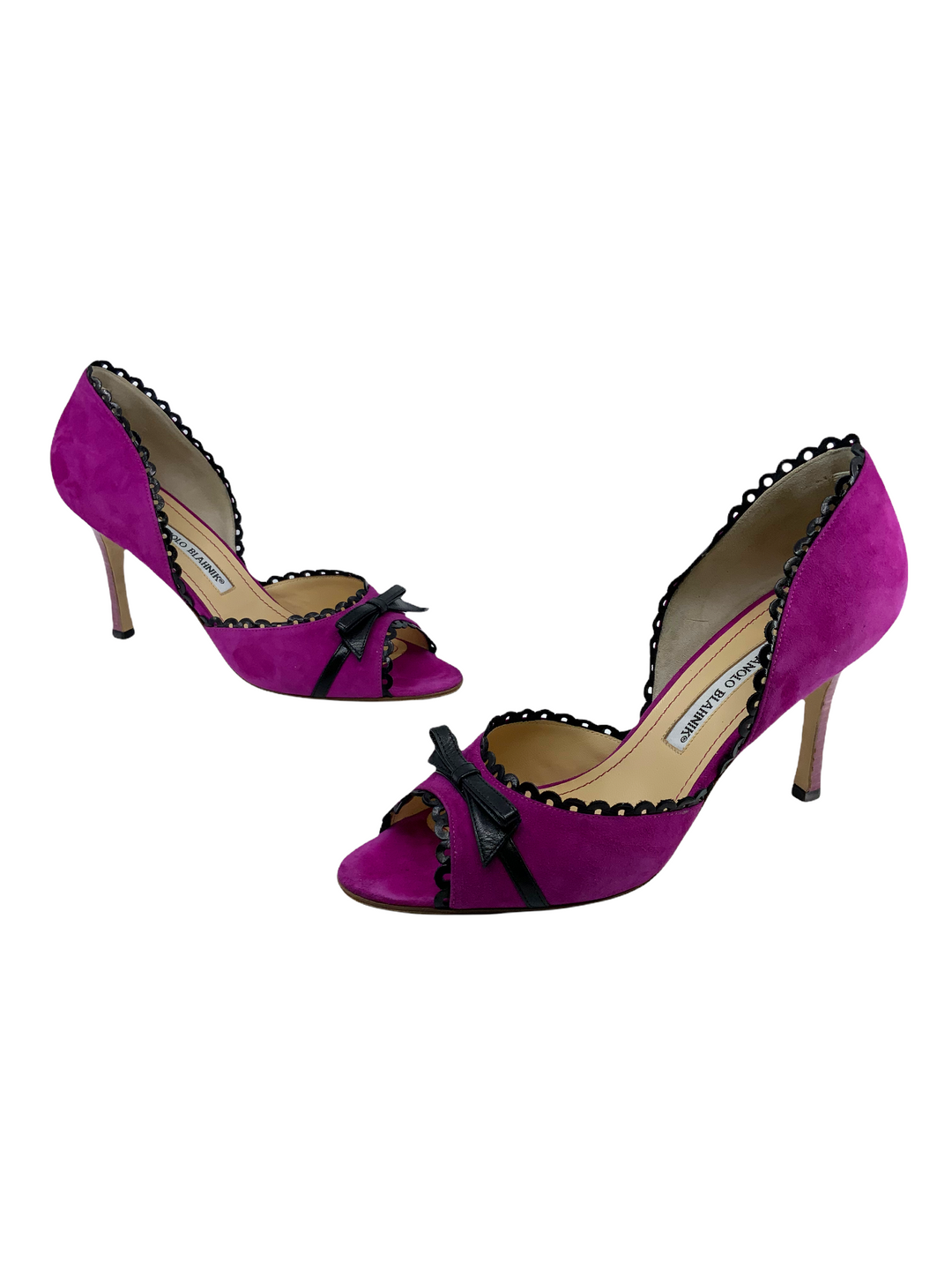 靴 MANOLO BLAHNIK Manolo Blahnik Multi Woven Cap-Toe Slingback Pumps | Neiman
