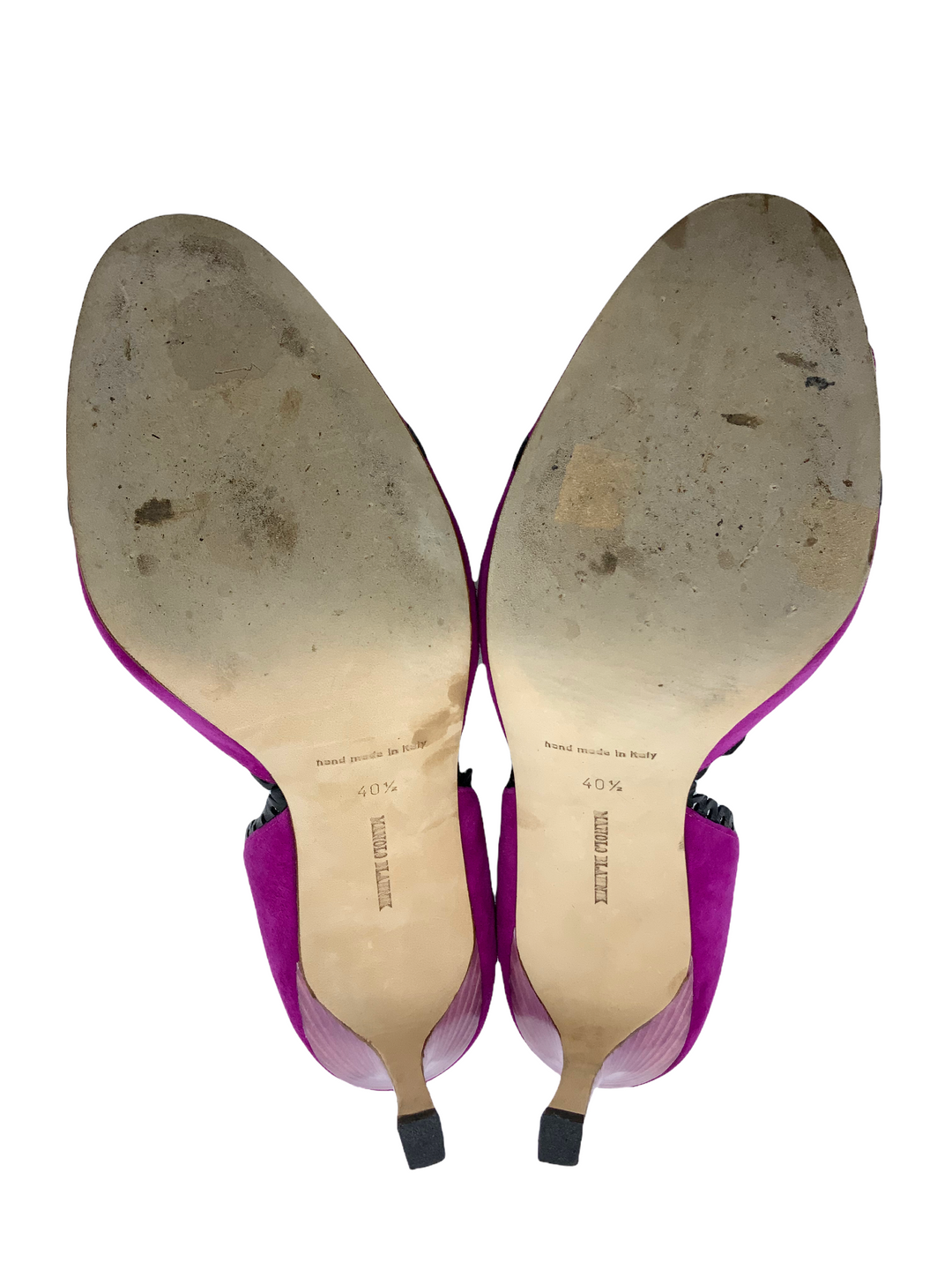Manolo Blahnik Suede d'Orsay Pumps Size 10.5 - Consigned Designs
