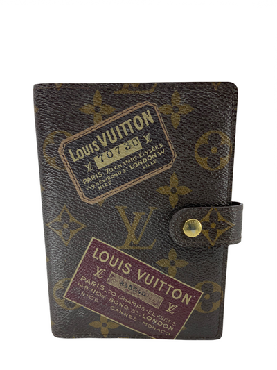 Louis Vuitton Limited Edition Monogram Labels Agenda-Consigned Designs