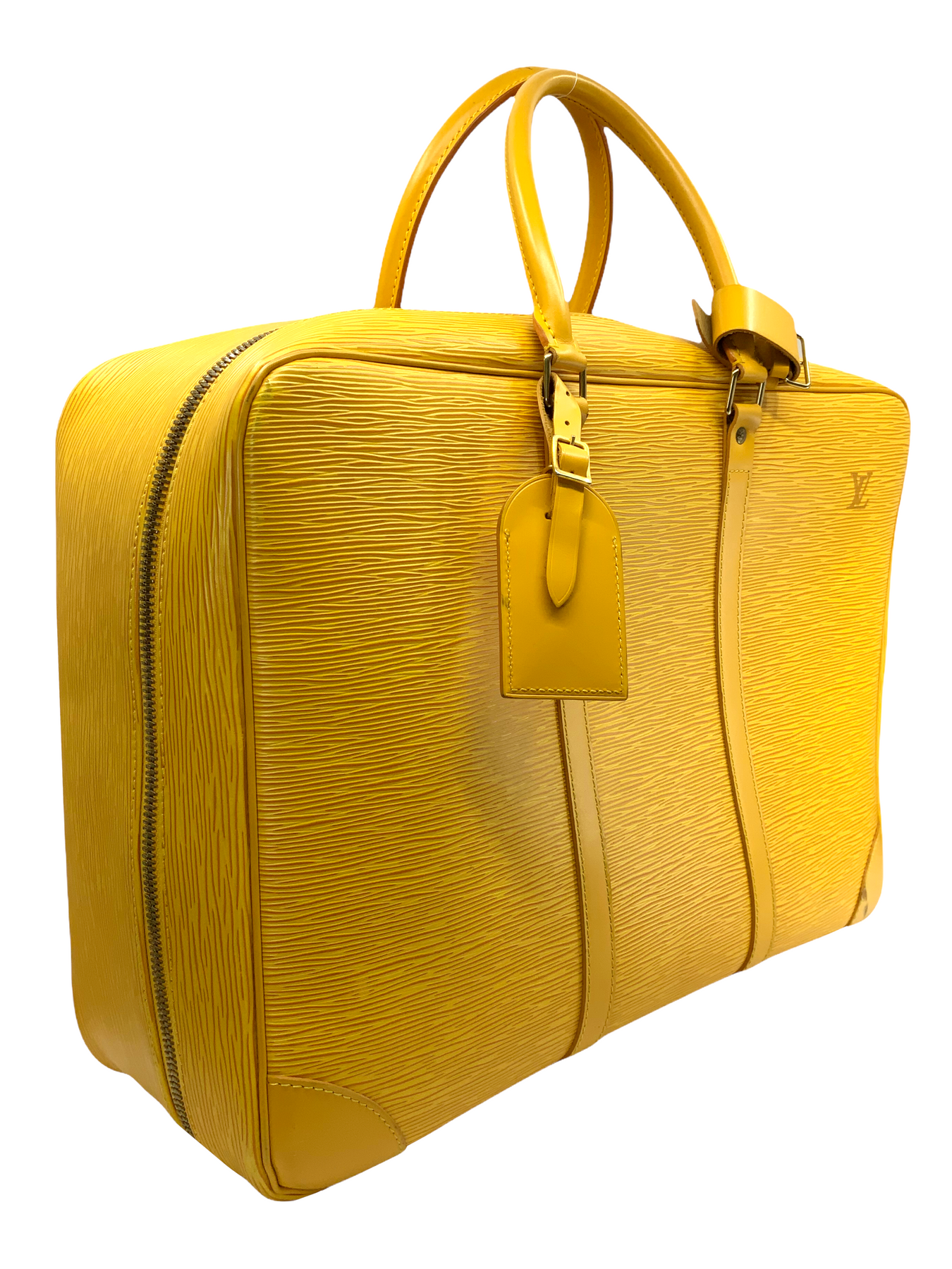 Louis Vuitton Tassil Yellow Epi Leather Sirius 45 Suitcase., Lot #58629