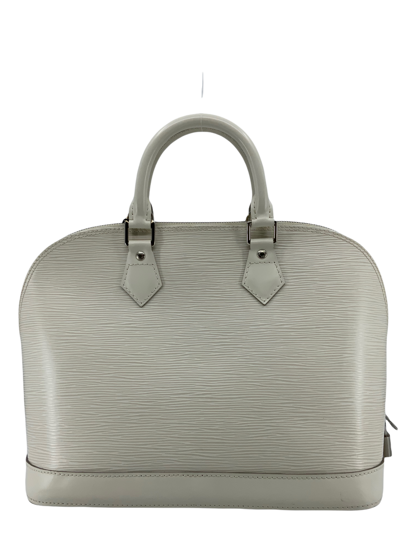 Alma PM bag in gray epi leather