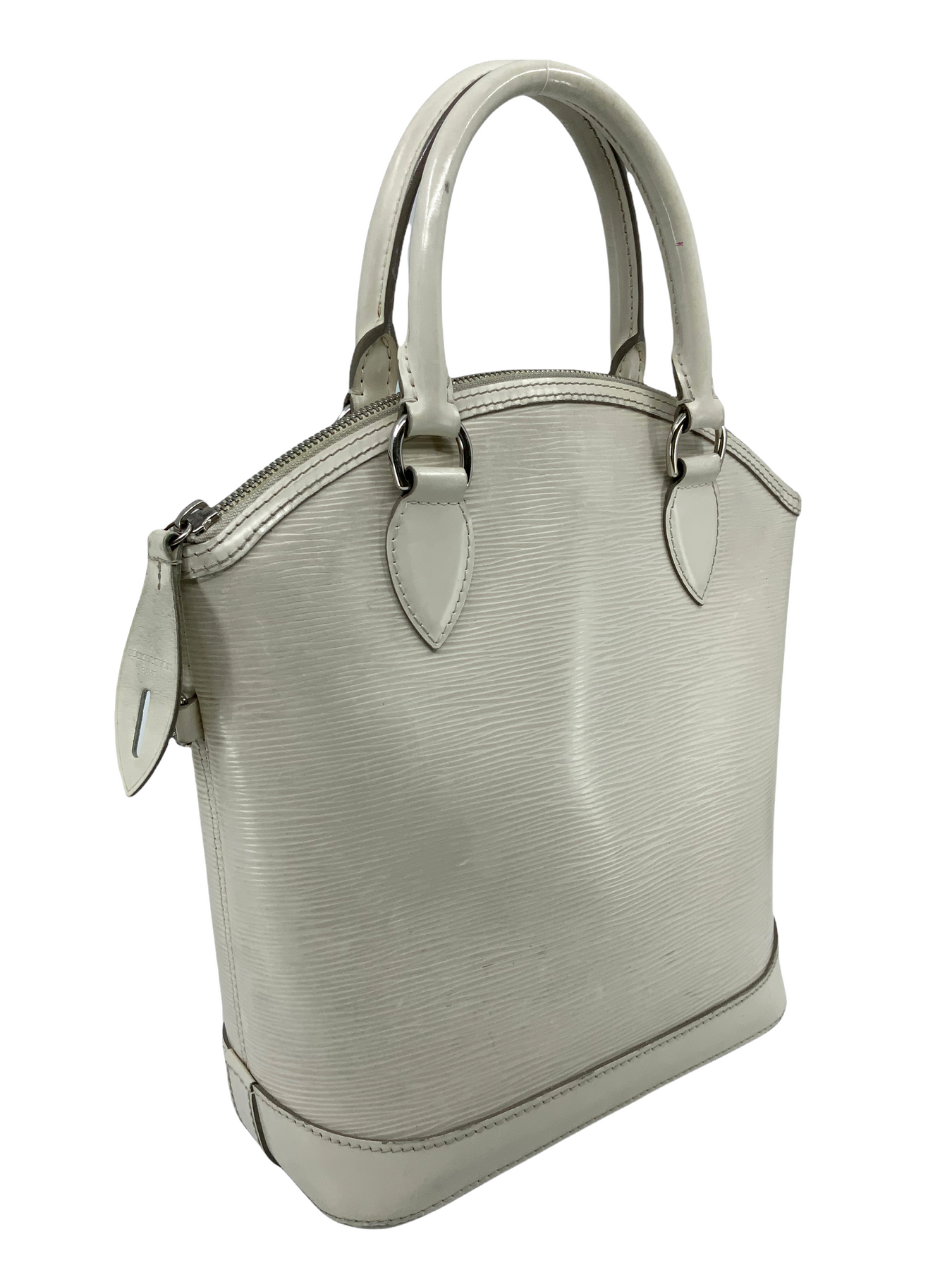 Louis Vuitton Vintage - Epi Lockit Vertical Bag - Ivory - Leather