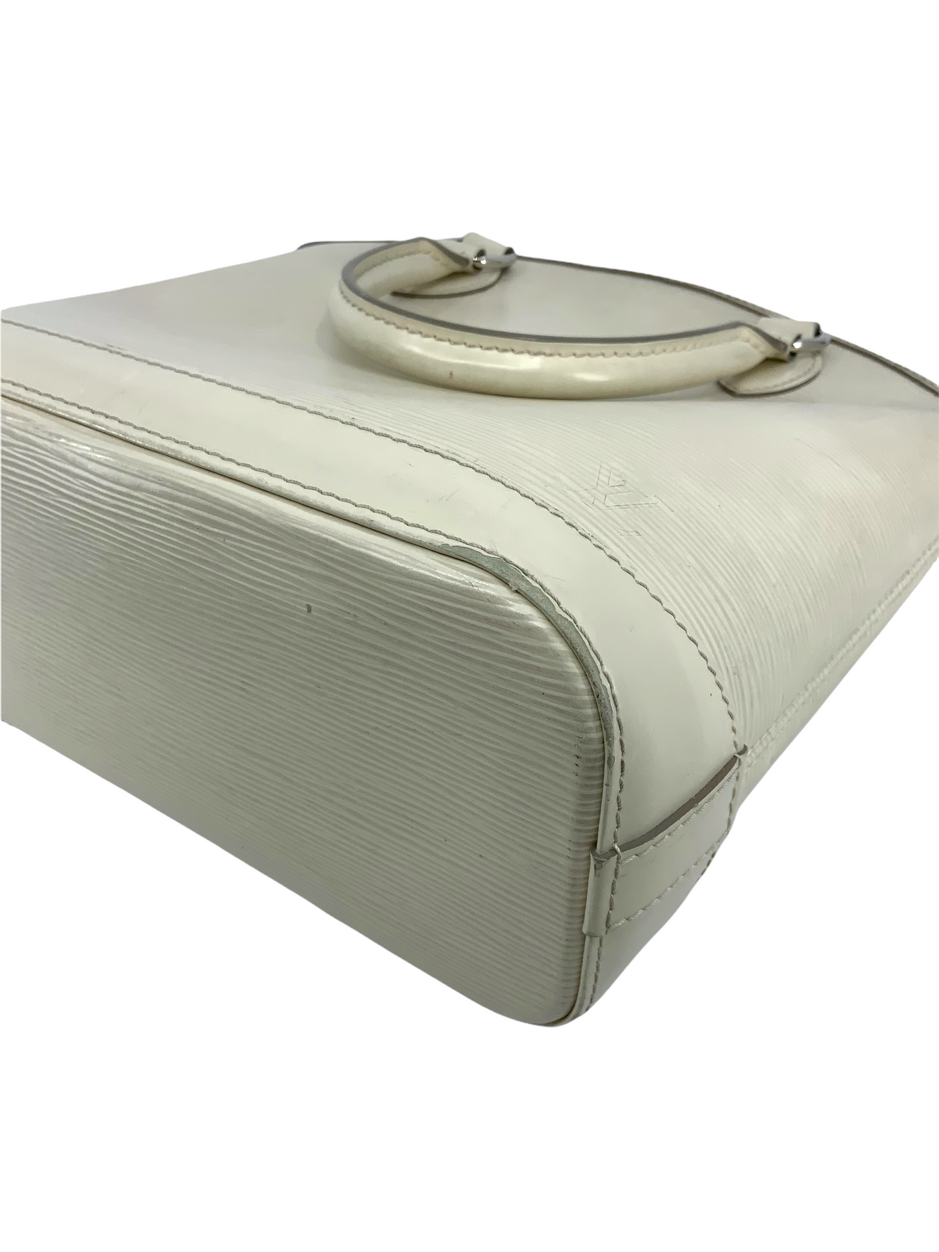 Louis Vuitton Louis Vuitton Madeleine GM White Epi Leather Shoulder