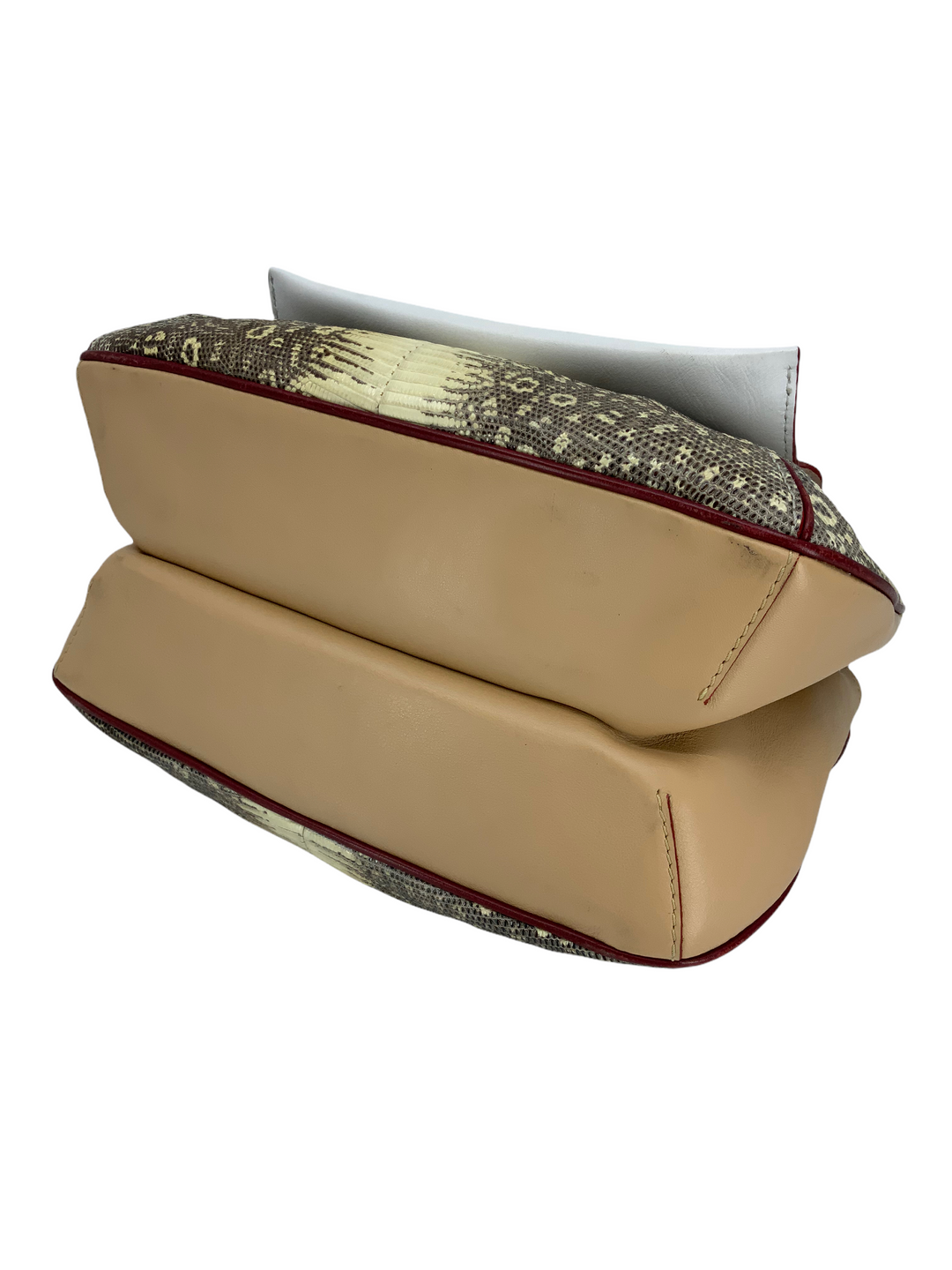 Chloe Amelia Lizard and Leather Shoulder Bag - Consigned Designs