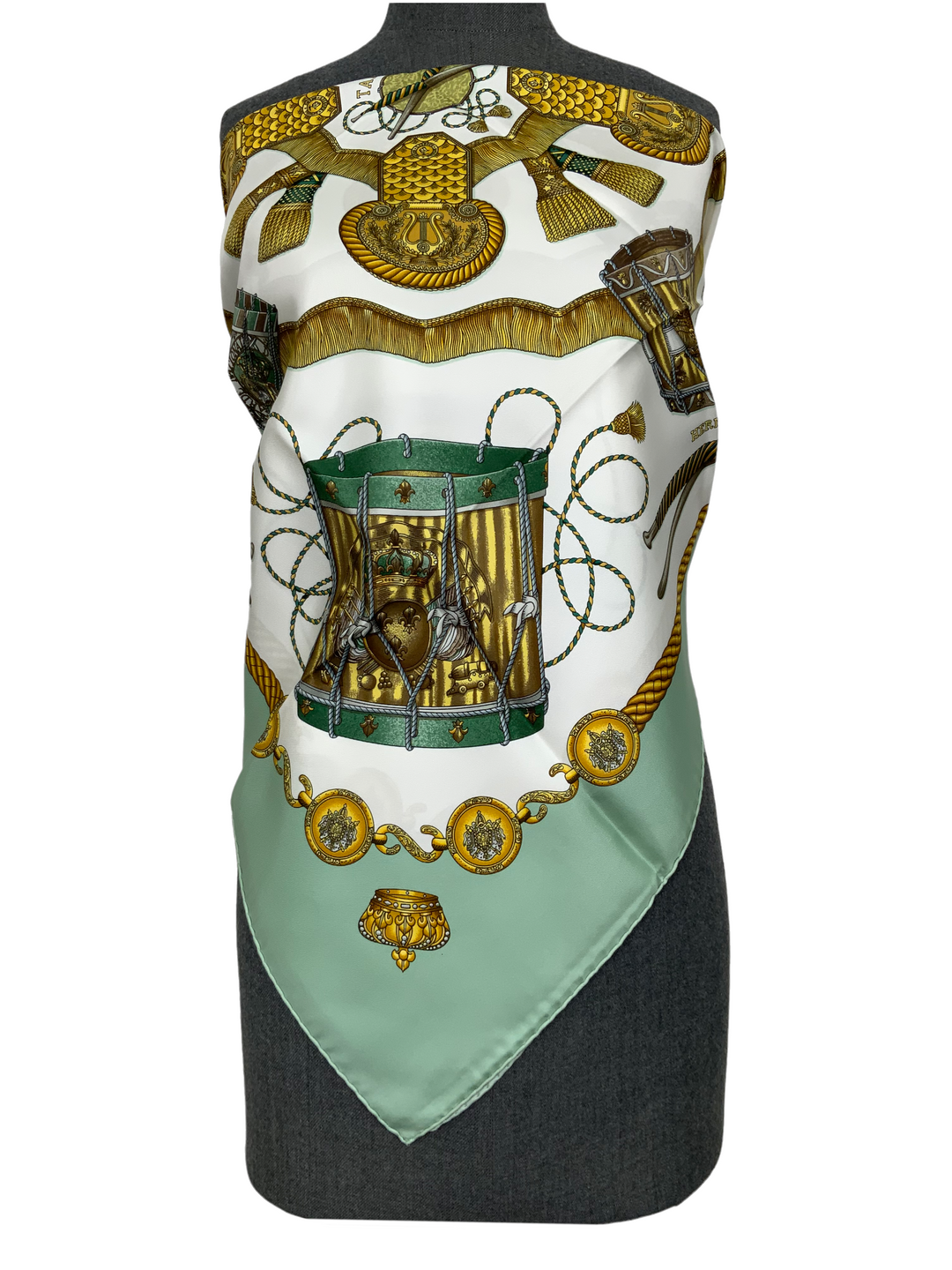 Hermes Les Tambours Silk Scarf 90 - Consigned Designs