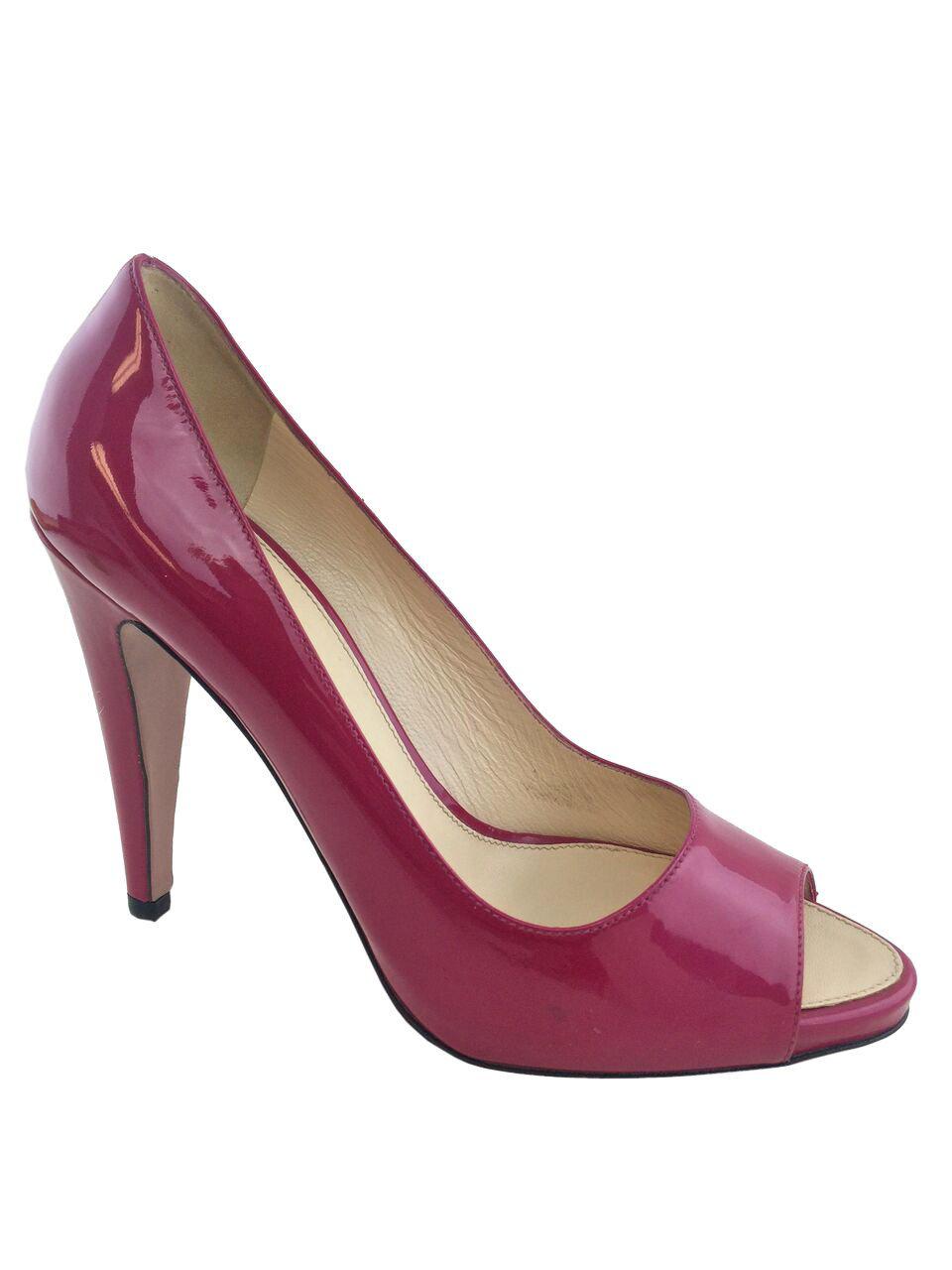Patent leather heels Gucci Burgundy size 6 US in Patent leather