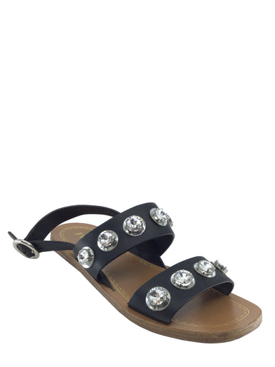 Prada Rhinestone Sandals-Consigned Designs