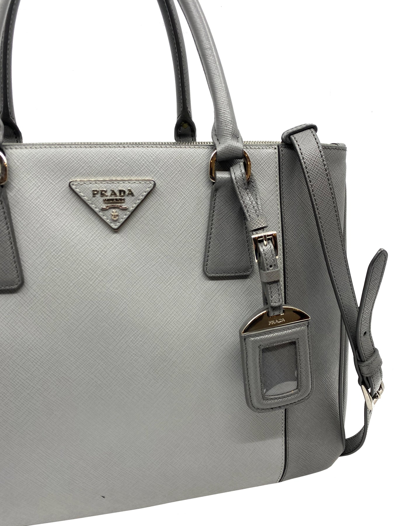 ル 年末のプロモーション Prada Saffiano Bicolor Double Zip Tote Bag - Consigned Designs ショルダーバッグ