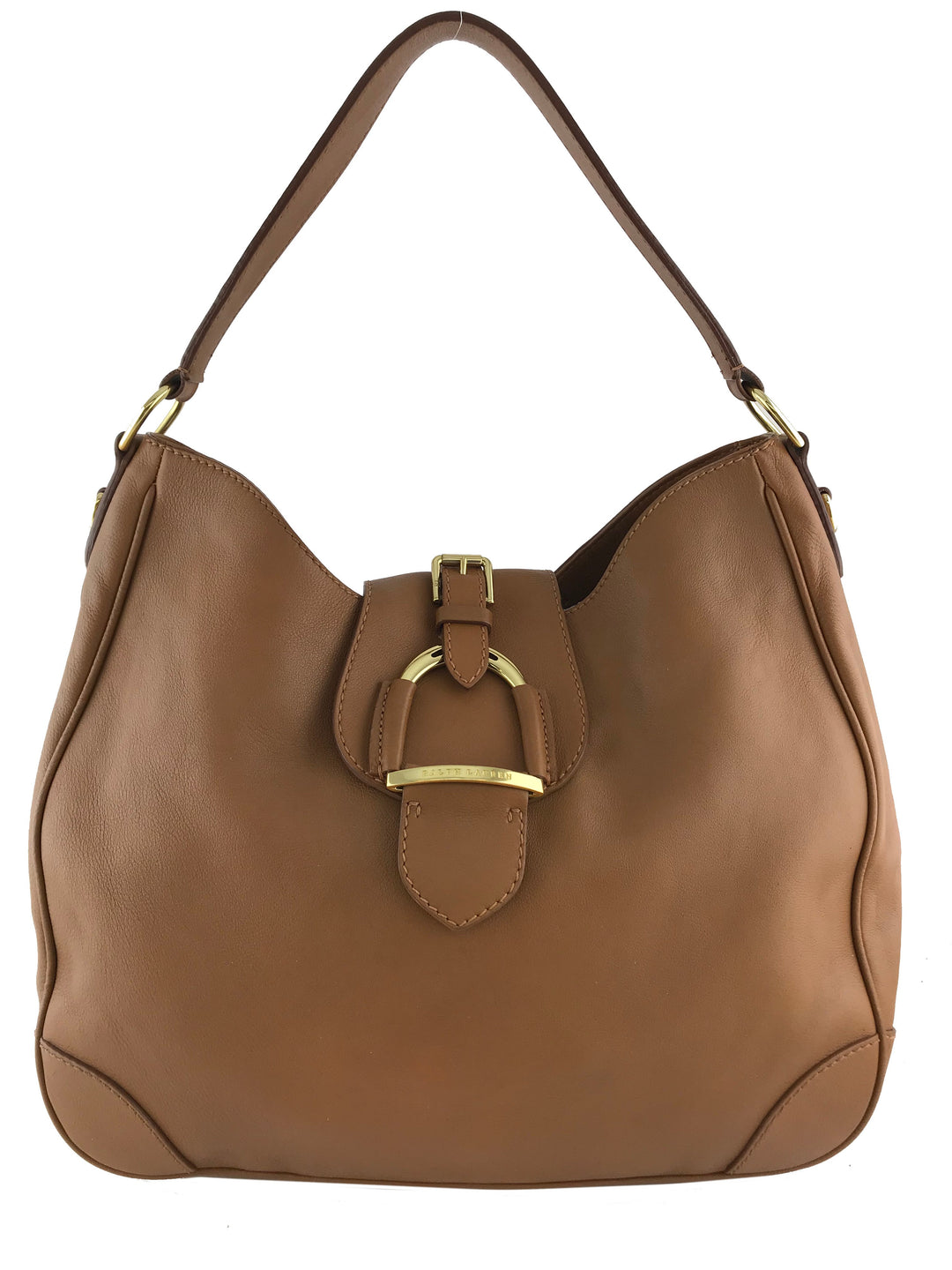 Ralph Lauren Stirrup Leather Hobo Bag Consigned Designs