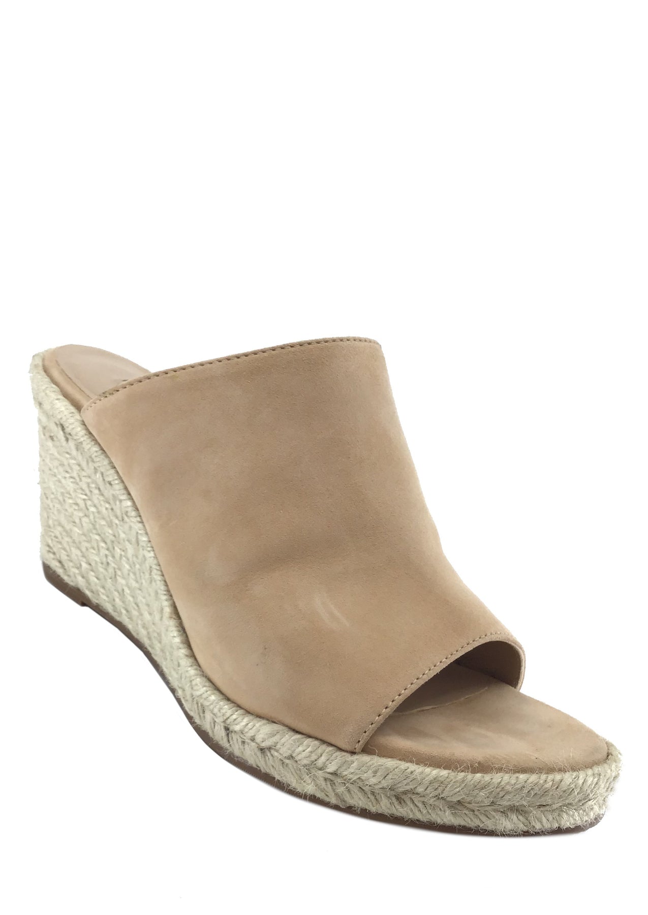 Stuart Weitzman Nude Espadrille Wedges Size 9.5 Consigned Designs